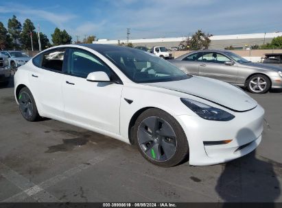 2021 TESLA MODEL 3 STANDARD RANGE PLUS REAR-WHEEL DRIVE White  Electric 5YJ3E1EA7MF976855 photo #1