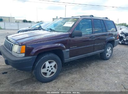 1995 JEEP GRAND CHEROKEE LAREDO Burgundy  Gasoline 1J4GZ58Y3SC679866 photo #3