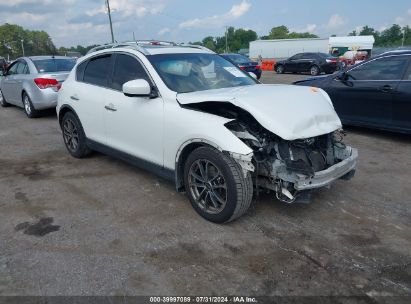 2008 INFINITI EX35 JOURNEY White  Gasoline JNKAJ09E98M305807 photo #1