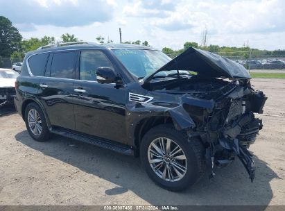 2018 INFINITI QX80 Black  Gasoline JN8AZ2NE1J9193352 photo #1