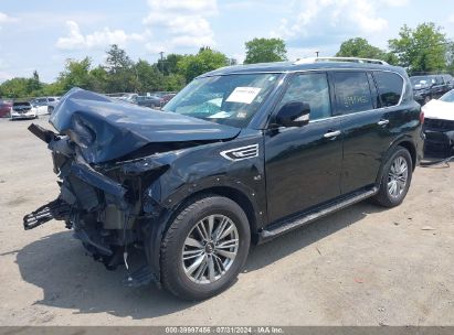 2018 INFINITI QX80 Black  Gasoline JN8AZ2NE1J9193352 photo #3