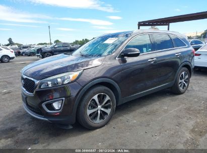 2017 KIA SORENTO 2.0T EX Gray  Gasoline 5XYPH4A15HG295043 photo #3