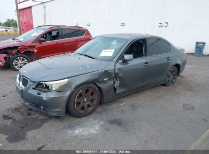 2004 BMW 530I Gray  Gasoline WBANA73544B812282 photo #3