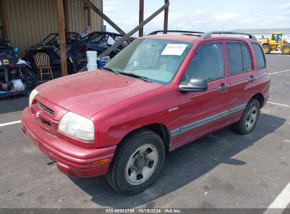 2000 SUZUKI VITARA JLS/JS Burgundy  Gasoline 2S3TE52V5Y6105321 photo #3