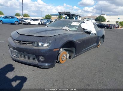 2015 CHEVROLET CAMARO 1LS Black  Gasoline 2G1FA1E3XF9296944 photo #3