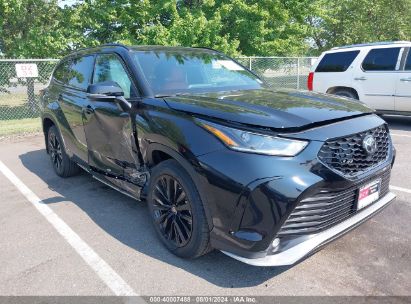 2024 TOYOTA HIGHLANDER XSE Black  Gasoline 5TDKDRBH0RS567761 photo #1