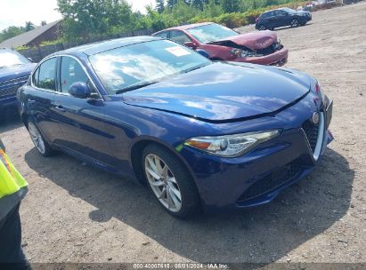 2018 ALFA ROMEO GIULIA AWD Blue  Gasoline ZARFAEDN8J7592661 photo #1