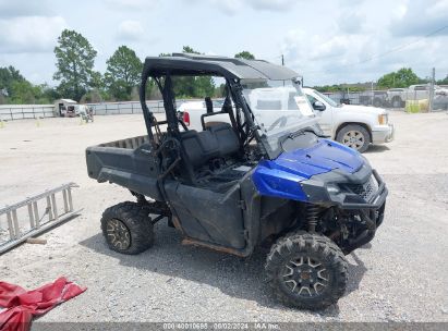 2017 HONDA SXS700 M2 Blue  Gasoline 1HFVE02N9H4300128 photo #1