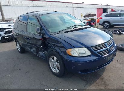 2005 DODGE CARAVAN SXT Blue  Gasoline 1D4GP45R55B219267 photo #1