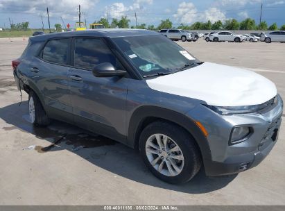 2022 CHEVROLET TRAILBLAZER AWD LS Gray  Gasoline KL79MNSL4NB086275 photo #1