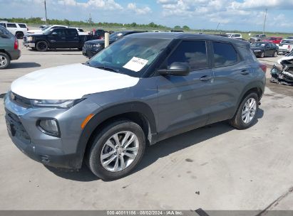 2022 CHEVROLET TRAILBLAZER AWD LS Gray  Gasoline KL79MNSL4NB086275 photo #3