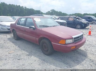 1991 DODGE SPIRIT Burgundy  Gasoline 1B3XA46K1MF561730 photo #1