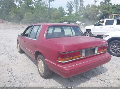 1991 DODGE SPIRIT Burgundy  Gasoline 1B3XA46K1MF561730 photo #4