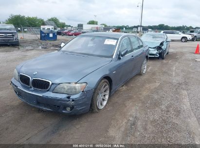 2006 BMW 750LI Light Blue  Gasoline WBAHN83596DT62207 photo #3