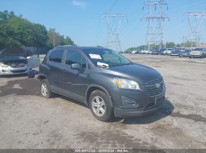 2016 CHEVROLET TRAX LT Gray  Gasoline 3GNCJPSB8GL125785 photo #1