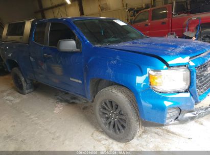 2021 GMC CANYON 4WD  ELEVATION STANDARD Blue  Gasoline 1GTH6BEN4M1155068 photo #1