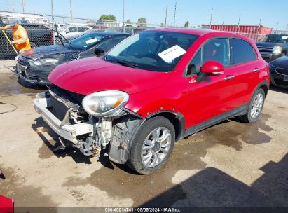 2016 FIAT 500X EASY Red  Gasoline ZFBCFXBT0GP330130 photo #3