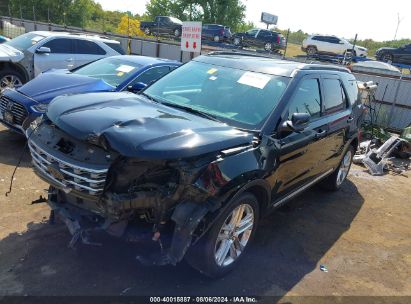 2017 FORD EXPLORER XLT Black  Gasoline 1FM5K7D84HGC89472 photo #3