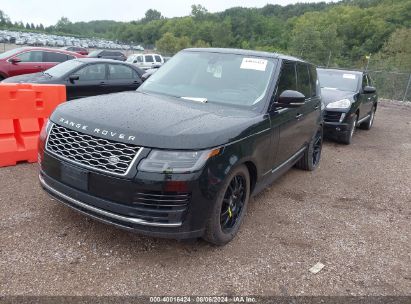 2018 LAND ROVER RANGE ROVER 3.0L V6 SUPERCHARGED HSE Black  Gasoline SALGS2SV0JA387246 photo #3