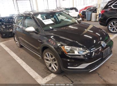 2017 VOLKSWAGEN GOLF ALLTRACK TSI S/TSI SE/TSI SEL Blue  Gasoline 3VWH17AU6HM522616 photo #1