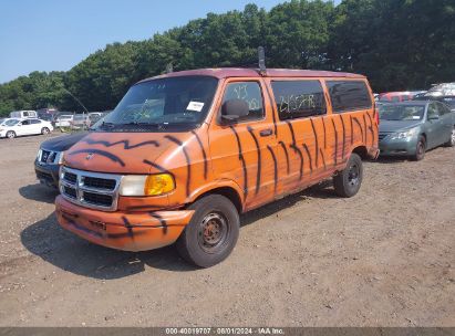 2000 DODGE RAM WAGON 2500 Orange  Gasoline 2B4JB25Y0YK113608 photo #3