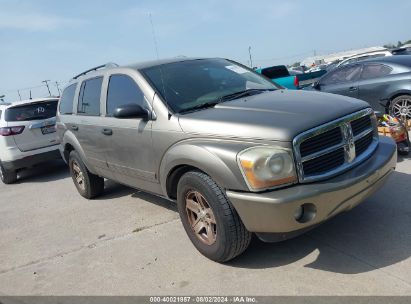 2005 DODGE DURANGO SLT Beige  Gasoline 1D4HD48N75F604036 photo #1