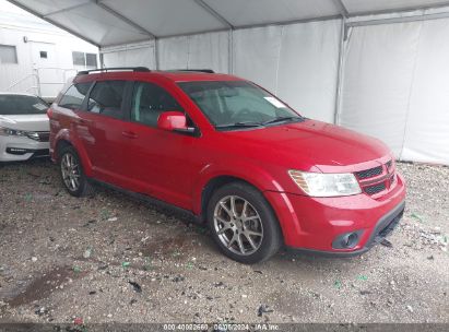 2013 DODGE JOURNEY R/T Red  Gasoline 1D7HA16258J124159 photo #1