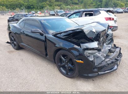 2014 CHEVROLET CAMARO 1LT Black  Gasoline 2G1FB1E30E9156669 photo #1