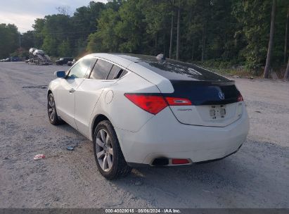 2010 ACURA ZDX White  Gasoline 2HNYB1H48AH503650 photo #4