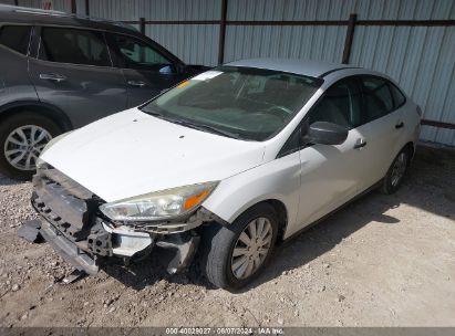 2016 FORD FOCUS S White  Gasoline 1FADP3E28GL298272 photo #3