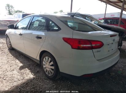 2016 FORD FOCUS S White  Gasoline 1FADP3E28GL298272 photo #4