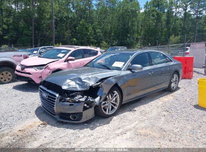 2016 AUDI A8 L 4.0T SPORT Gray  Gasoline WAU43AFD5GN006816 photo #3