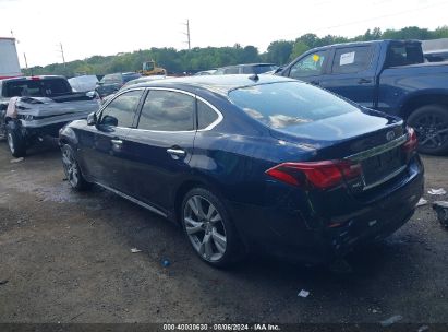 2015 INFINITI Q70L 3.7X Blue  Gasoline JN1BY1PR4FM831193 photo #4