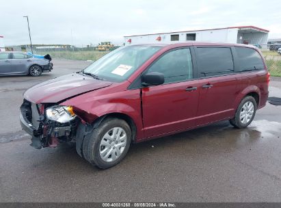 2019 DODGE GRAND CARAVAN SE Maroon  Flexible Fuel 2C4RDGBG5KR783128 photo #3