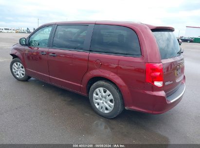 2019 DODGE GRAND CARAVAN SE Maroon  Flexible Fuel 2C4RDGBG5KR783128 photo #4