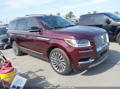 2020 LINCOLN NAVIGATOR RESERVE Burgundy  Gasoline 5LMJJ2KT4LEL15632 photo #1