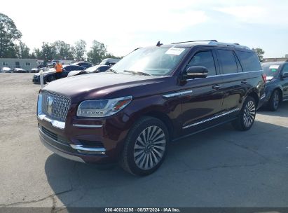 2020 LINCOLN NAVIGATOR RESERVE Burgundy  Gasoline 5LMJJ2KT4LEL15632 photo #3