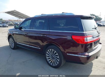 2020 LINCOLN NAVIGATOR RESERVE Burgundy  Gasoline 5LMJJ2KT4LEL15632 photo #4