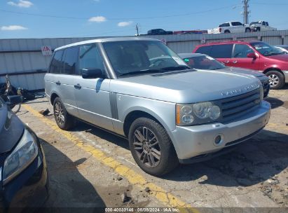 2009 LAND ROVER RANGE ROVER HSE Silver  Gasoline SALME15439A304413 photo #1