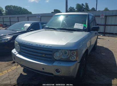 2009 LAND ROVER RANGE ROVER HSE Silver  Gasoline SALME15439A304413 photo #3