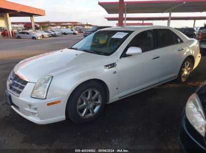 2008 CADILLAC STS V6 White  Gasoline 1G6DW67V080116771 photo #3