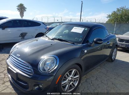 2015 MINI COUPE COOPER Gray  Gasoline WMWSX1C5XFT508143 photo #3