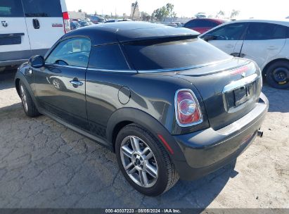 2015 MINI COUPE COOPER Gray  Gasoline WMWSX1C5XFT508143 photo #4