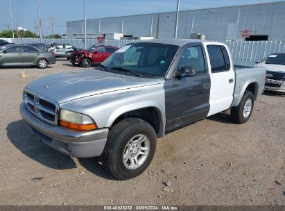 2002 DODGE DAKOTA SLT Silver  Gasoline 1B7HG48N42S518447 photo #3