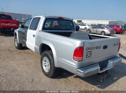 2002 DODGE DAKOTA SLT Silver  Gasoline 1B7HG48N42S518447 photo #4