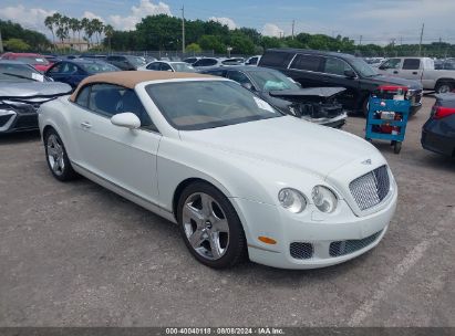 2007 BENTLEY CONTINENTAL GTC White  Gasoline SCBDR33W77C048907 photo #1