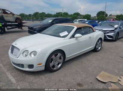 2007 BENTLEY CONTINENTAL GTC White  Gasoline SCBDR33W77C048907 photo #3