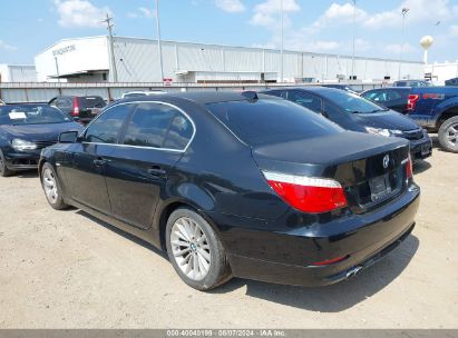 2008 BMW 5 SERIES 528I Black  Gasoline WBANU53538CT08382 photo #4