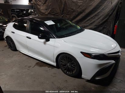 2022 TOYOTA CAMRY SE NIGHTSHADE EDITION White  Gasoline 4T1G11AK3NU001284 photo #1