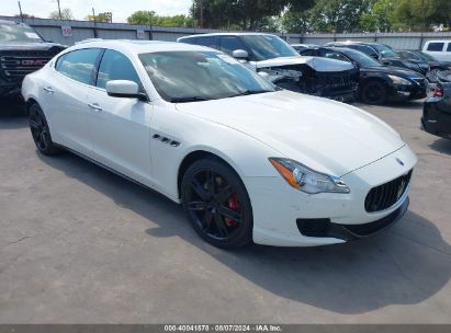 2014 MASERATI QUATTROPORTE GTS White  Gasoline ZAM56PPA7E1073083 photo #1